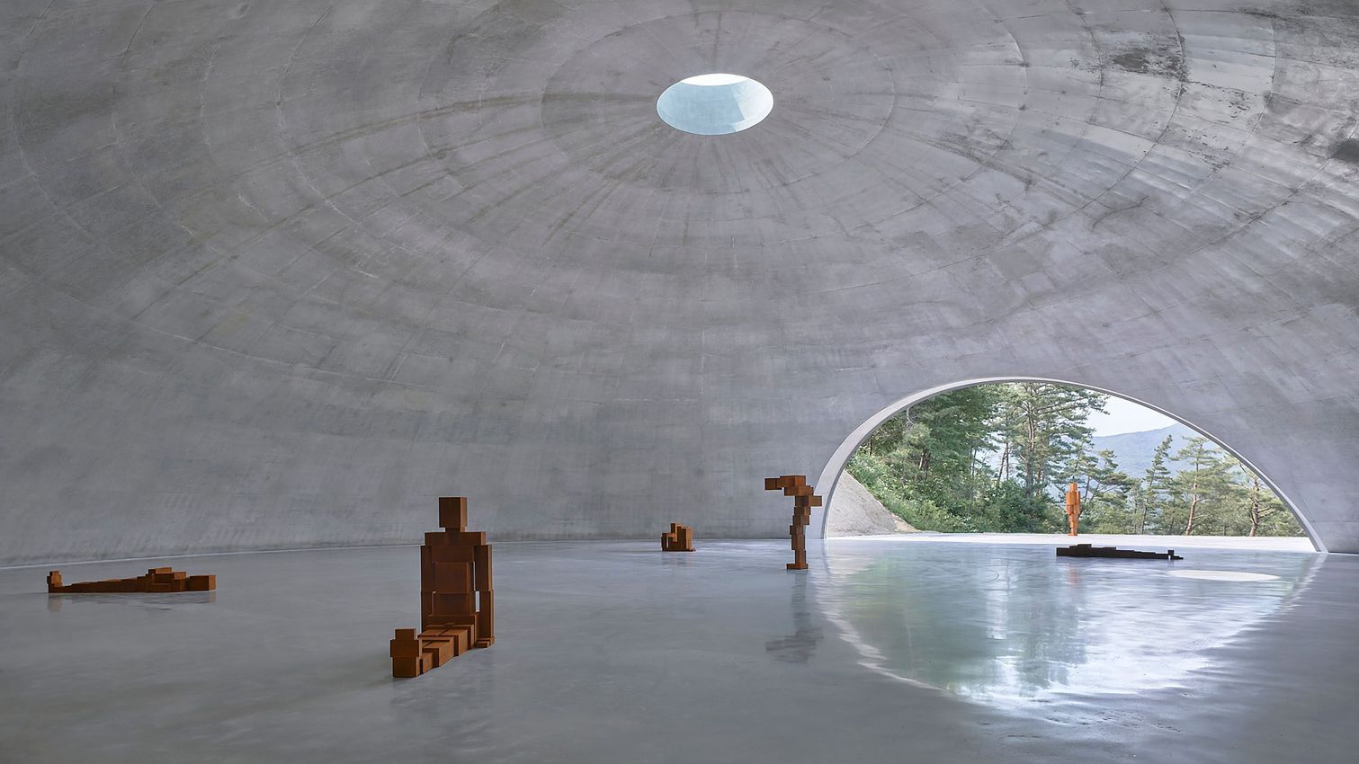 Under the Dome: Antony Gormley and Tadao Ando Meet in Seoul